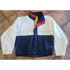 Vintage London Fog Windbreaker Jacket Colorblock Men XL Streetwear Fall casual